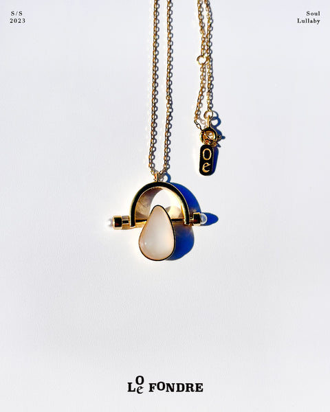 Gold Soul Lullaby necklace | Agate
